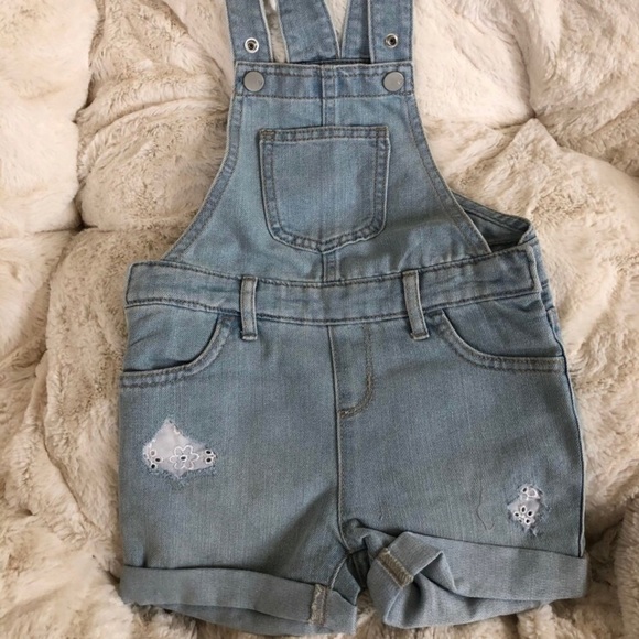 The Children's Place Other - Girls denim overalls.